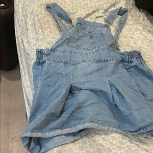 SHEIN Blue Denim Mini Dress